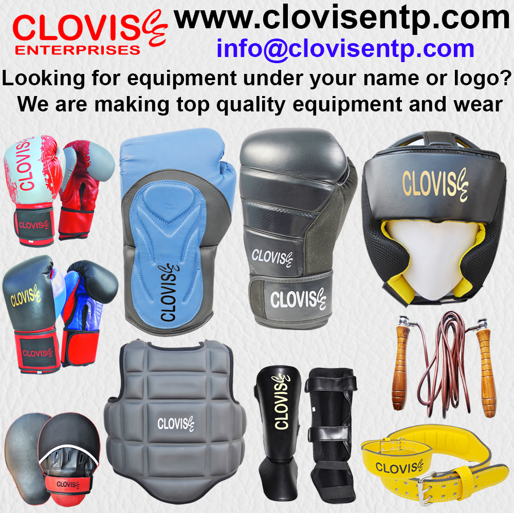 CLOVIS ENTERPRISES: Boxing Equipment - Designers, Manufacturer & Exporters!